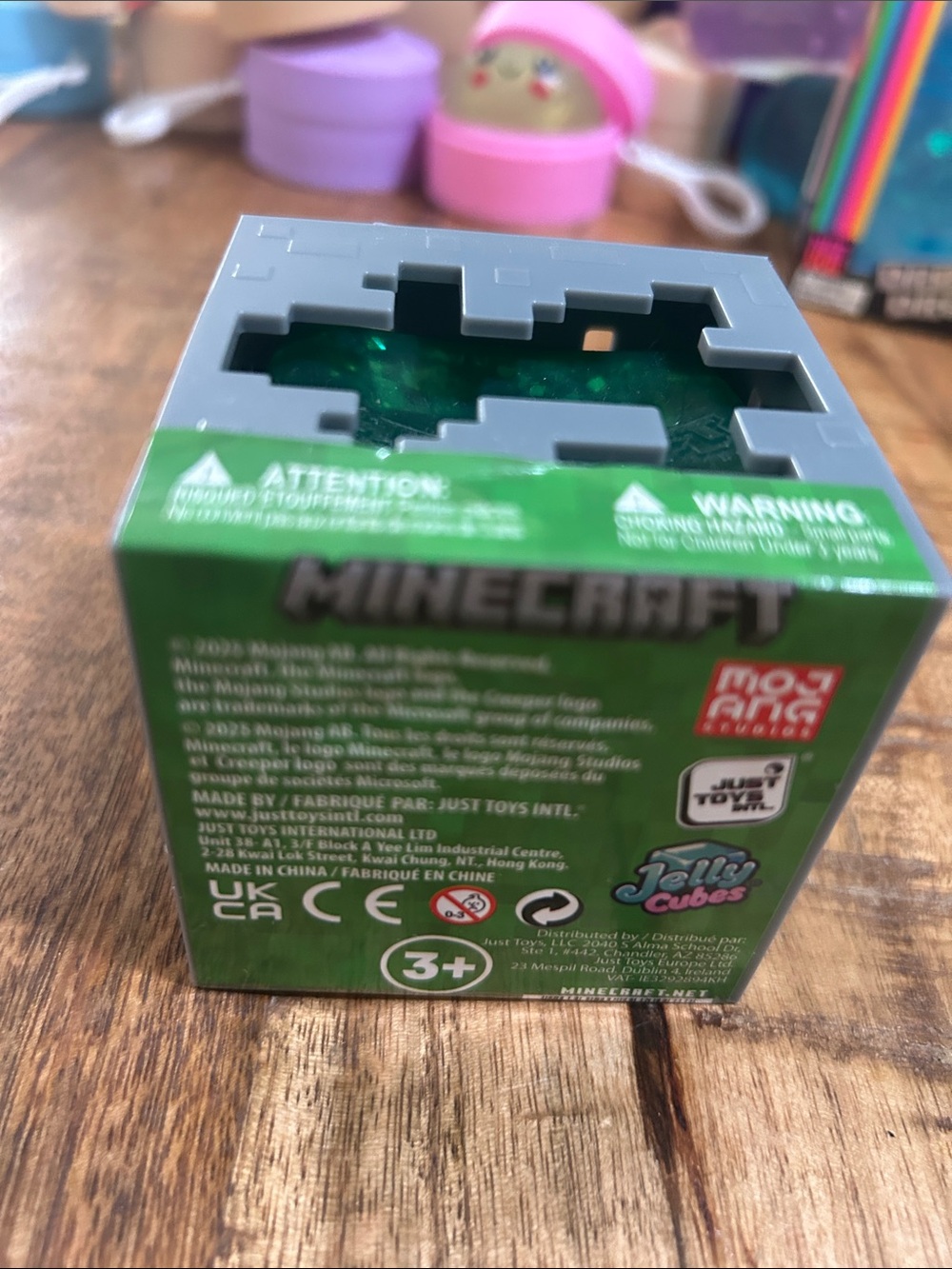 Minecraft Jelly Cube Collectible Toy - Green